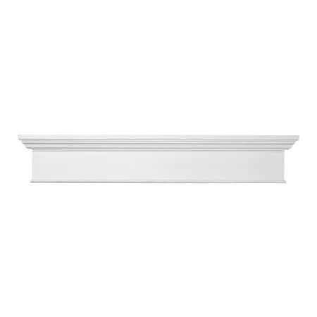 Ekena Millwork Ekena Crosshead W/Bottom Trim, 7-1/4"H x 67"W x 3/4"D CRH07BTX : CRH07X67BT